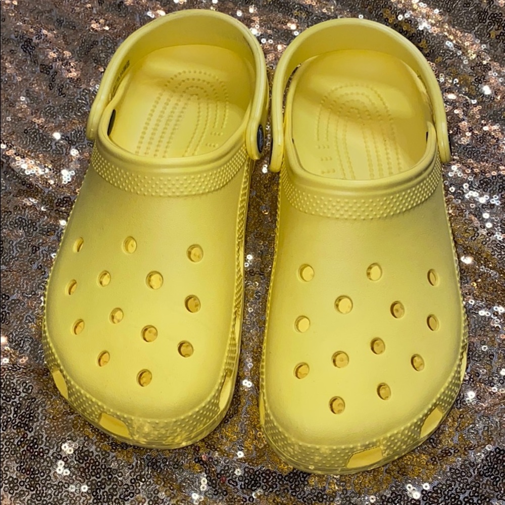 Yellow Crocs
